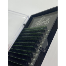 Віі для нарощування Sharlis (black line) двухтонові black-green