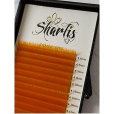 Вії для нарощування Sharlis (whine line) помаранчеві