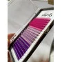 Вії для нарощування Sharlis (Silver line) mix violet 3 кольори