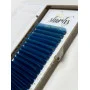 Вії для нарощування Sharlis (Silver line) двухтоновые black-blue