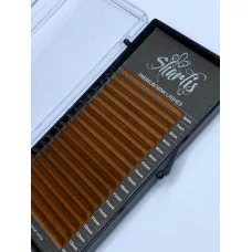 Вії для нарощування Sharlis (black line) янтарно коричневі