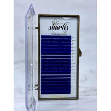 Вії для нарощування Sharlis (Silver line) сині